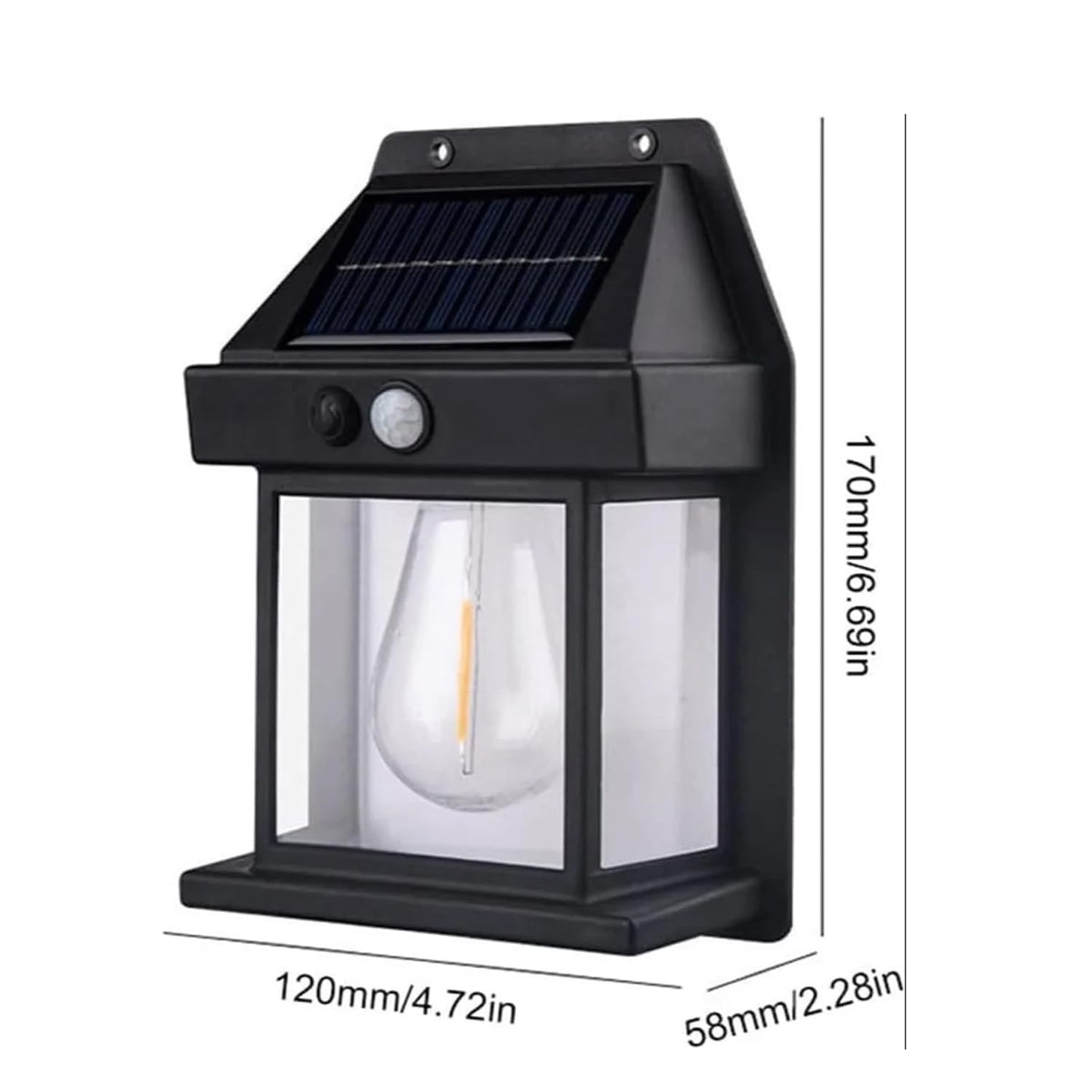 NextMount™ Solar Outdoor Wall Light