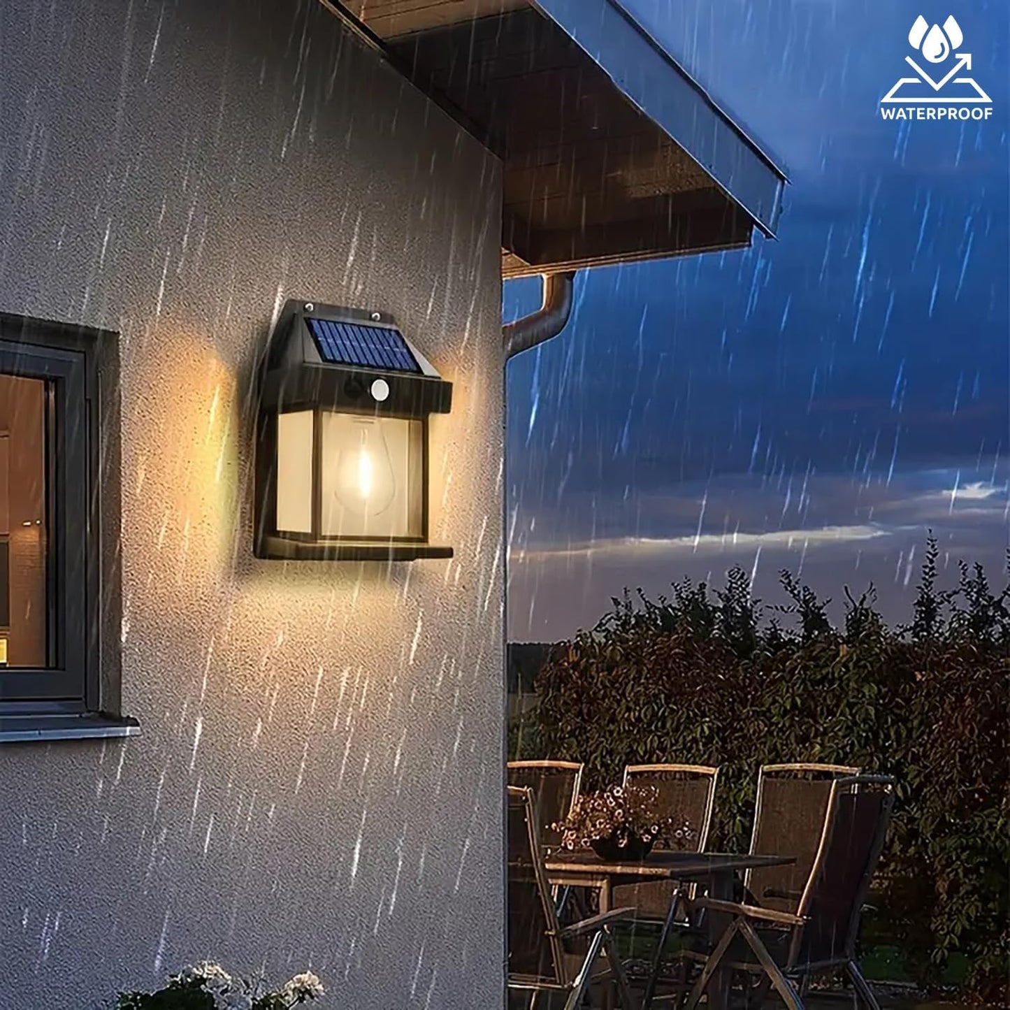 NextMount™ Solar Outdoor Wall Light